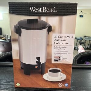 West Bend automatic coffee maker 30 cups